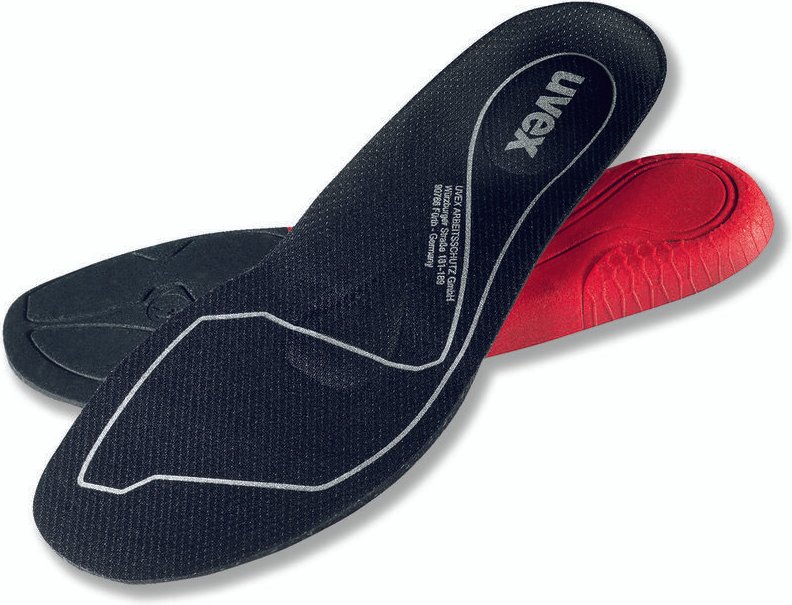 Uvex - Einlegesohle für 1 2 xenova construction Gr.42 W12 schwarz/blau 9534.9