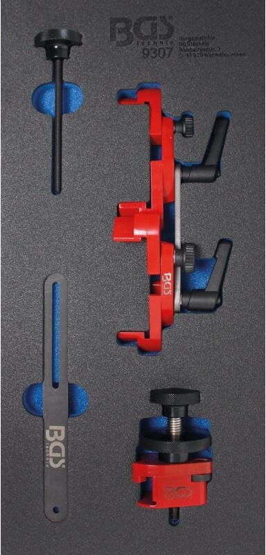 Werkstattwageneinlage 1/3: Nockenwellenrad-Arretierwerkzeug-Satz universal