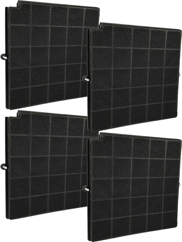 Vhbw - 4x Aktivkohlefilter kompatibel mit Airforce castel 875200 Dunstabzugshaube