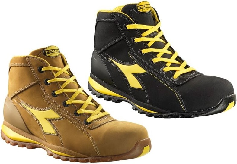 Diadora Handschuh II S3 Winter hoch - Sicherheitsschuhe für die Arbeit - 46 EU - Schwarze