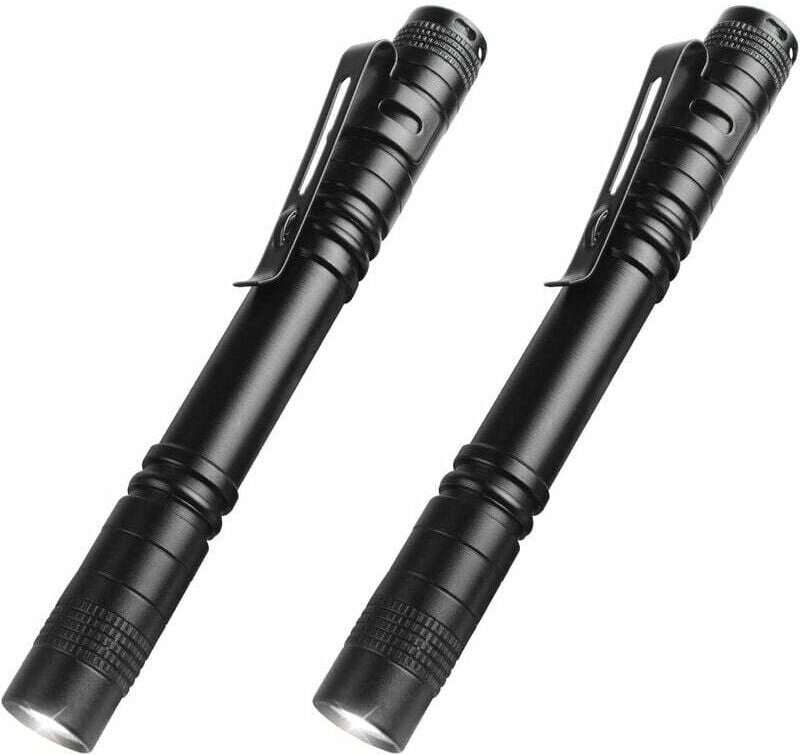 Shining House - Stück LED-Taschenlampe mit hohem Lumen, tragbare Mini-Taschenlampe in Stiftform, Mini-Taschenlampe für C...