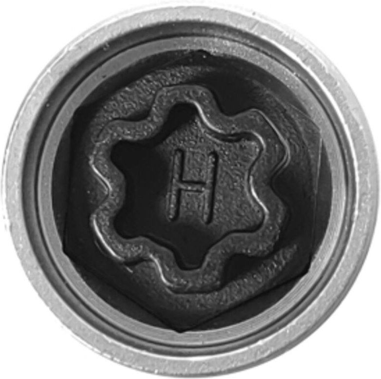 Chiave a bussola antifurto Security Master per dadi ruota, modello 808/H, bussola da 17 mm, compatibile con Audi A6, A3,...