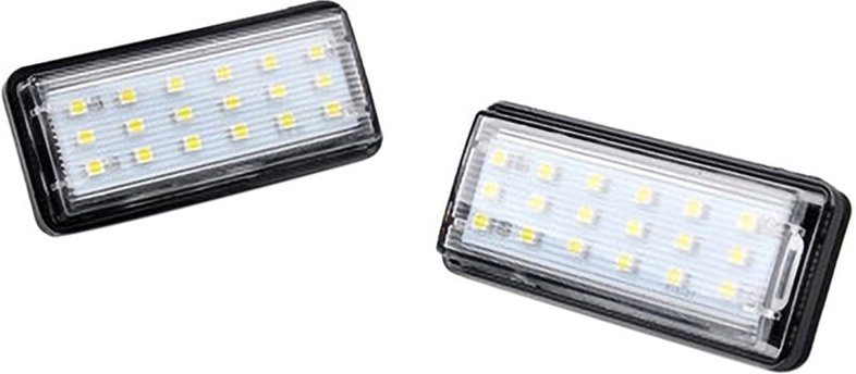 Tlily - Canbus Auto led Nummernschildbeleuchtung für Land Cruiser 100 200 Prado 120 4D Mark x ZubehöR