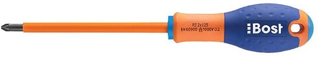 Bost - Schraubendreher - Pozidriv-Kreuzklinge Expert isoliert 1000V - 6 x 125 mm - 626220