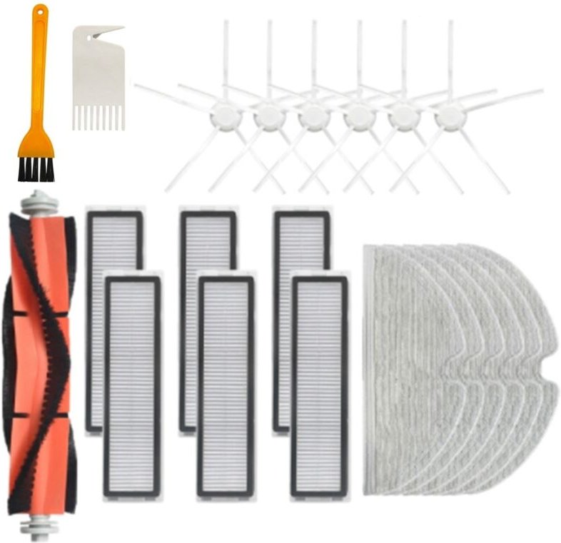 FüR D9 Roboter Staubsauger ZubehöR Haupt BüRste hepa Filter Seiten Mopptuch Lappen Teile