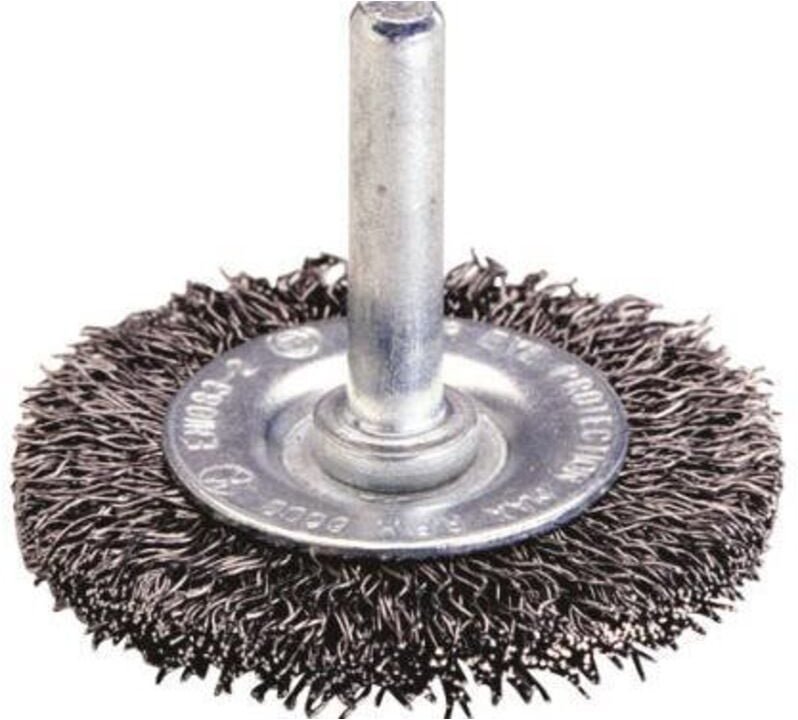 Scheibendrahtbürste ø 75 x 12 mm Inox Scheibendrahtbürste - Wolfcraft