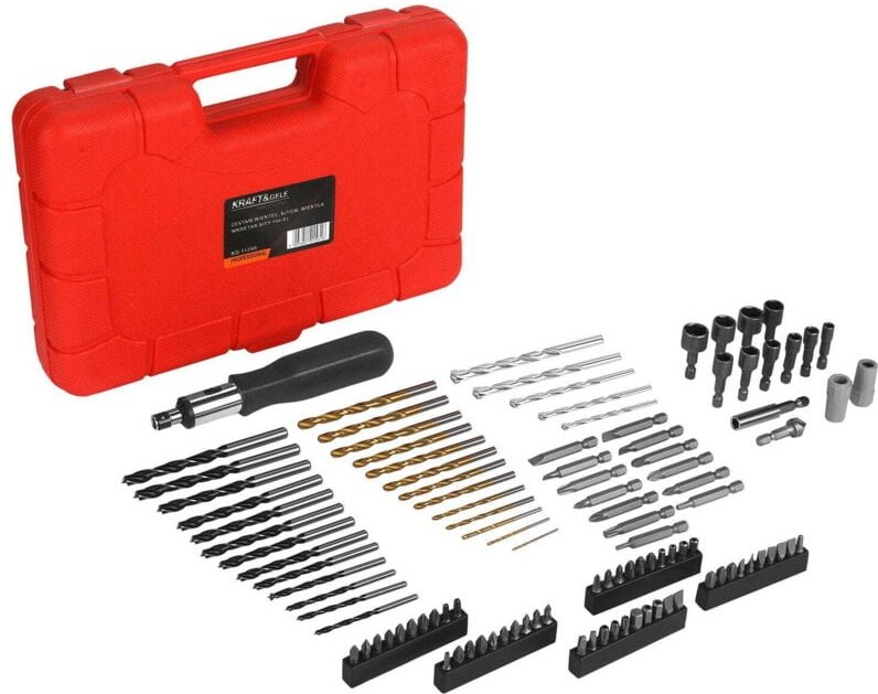 Satz Bohrer, Bits, Stecknüsse 109-teilig KD11298