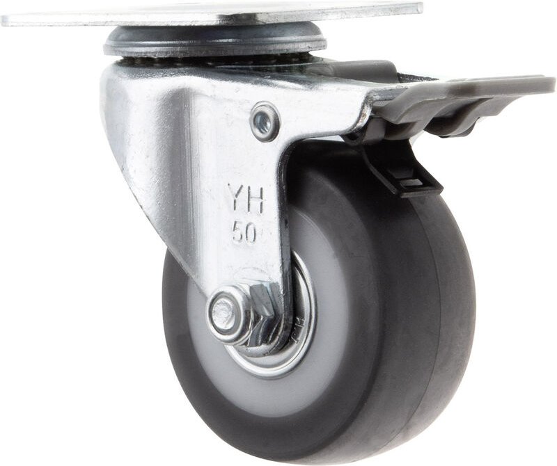 TO-5137869 Lenkrolle mit Feststellbremse und Anschraubplatte 50 mm Tragfähigkeit (max.): - Toolcraft