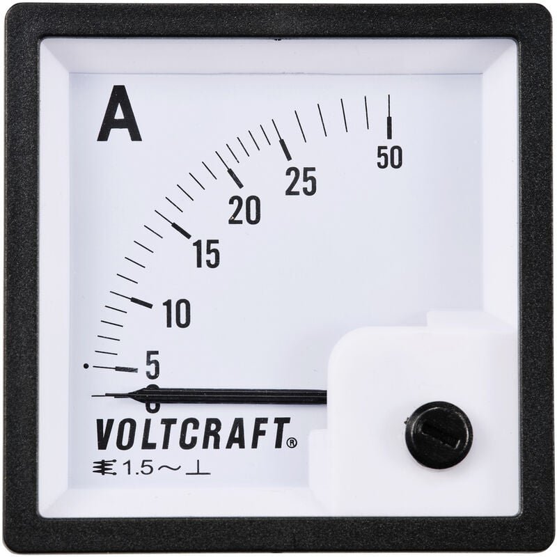 Voltcraft - AM-72X72/25A AM-72X72/25A Analog-Einbaumessgerät AM-72X72/25A 25 a Dreheisen