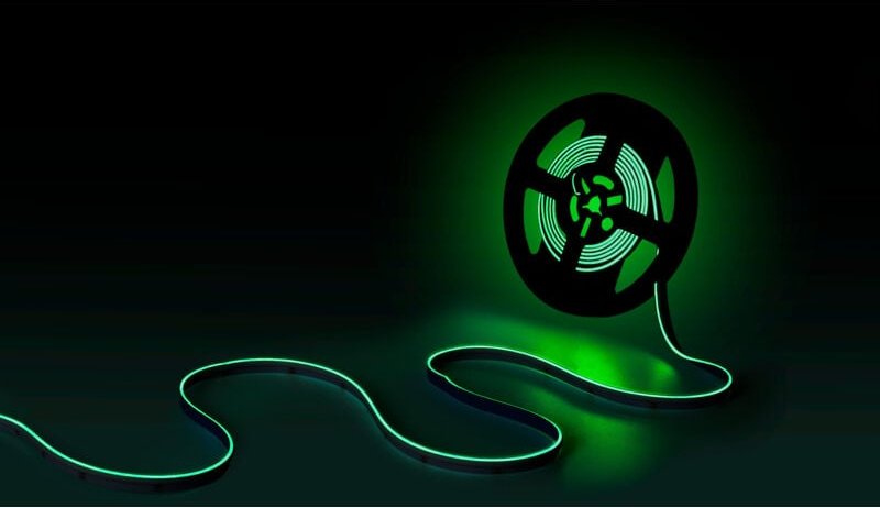 Barcelona Led - rgb cob LED-Streifen - 24V dc - Seitliche Lichtabstrahlung -