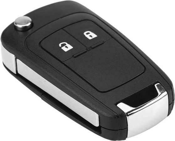 Thumbnail - Jeffergarden - Flip Folding Remote 2 Tasten Auto Schlüsselanhänger Shell Case für Vauxhall Opel Astra Insignia