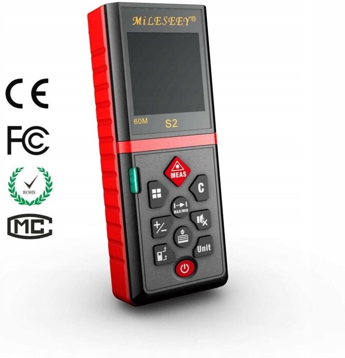 LASER-ENTFERNUNGSMESSER DIGITALER ENTFERNUNGSMESSER 60 m