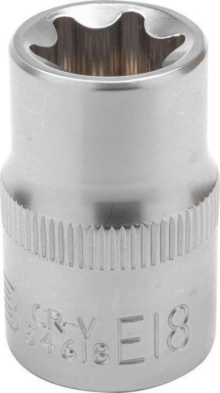 Thumbnail - JCB TORX E18 Nuss 1/2" aus Chrom-Vanadium-Stahl