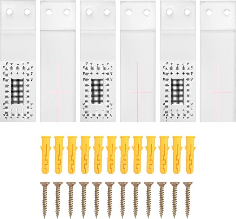 RissüBerwachungsaufzeichnung, 3-Teiliges Rissmesswerkzeug, RissbreitenmessgeräT, Durchsichtiger Acryl-Eckriss-Vergleichs...