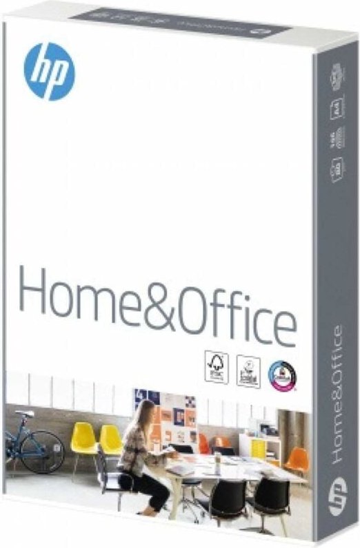 Hewlett Packard - Kopierpapier Home & Office din A4 80g/m² elementar chlorfrei gebleicht weiß 500 Bl./Pack.