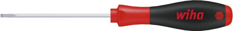 Thumbnail - Wiha - Schraubendreher SoftFinish® Schlitz mit Rundklinge für tiefliegende Schrauben 4,0 mm x 300 mm (00696)
