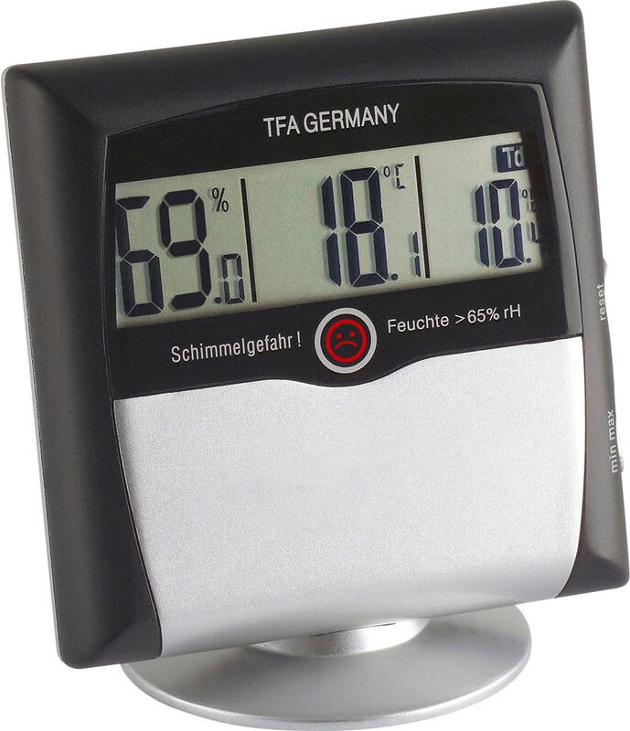 Tfa Dostmann - 30.5011 Luftfeuchtemessgerät (Hygrometer) 0 % rF 99 % rF Taupunkt-/Schimmelwarnanzeige