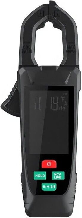 Multimetro a pinza intelligente Mastfuyi FY382, 9999 conteggi, con funzione True RMS, tester di temperatura, display LCD...