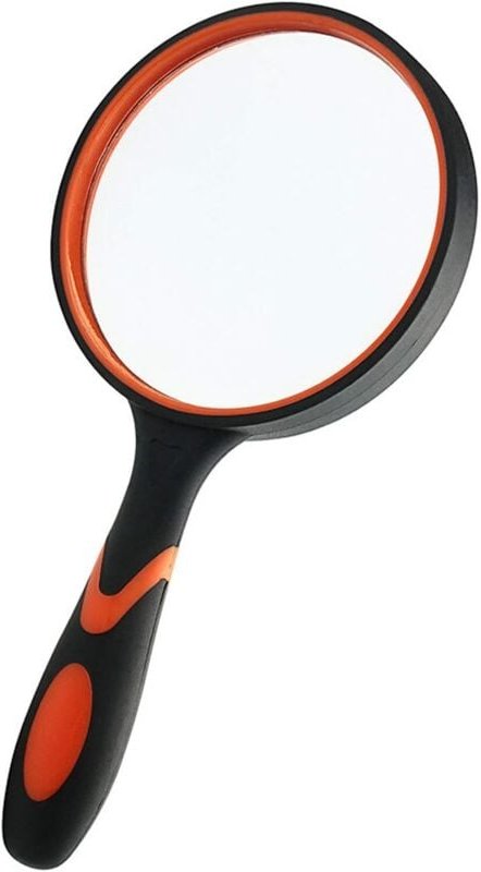 Sollbry - 10-fache Lupe, 75-mm-Lupe, Leselupe, Kinderlupe, Insektenlupe für Kinder, Lupe mit rutschfestem Weichgummigrif...