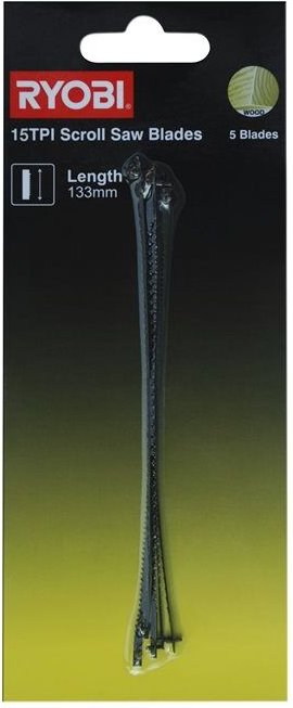 Thumbnail - SSB15TPI Set mit 5 Dekupiersägeblättern RSW1240G - Ryobi