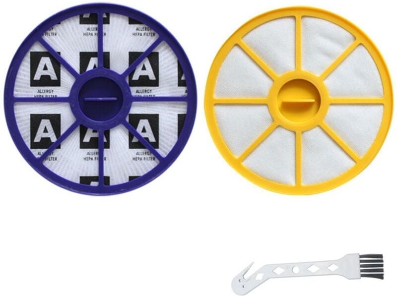 HEPA-Filter-Set für Dyson DC05 DC08 DC15 DC19 DC20 DC21, Vor- und Nachfilter, oberer und unterer Motor, Allergie-Staubsa...