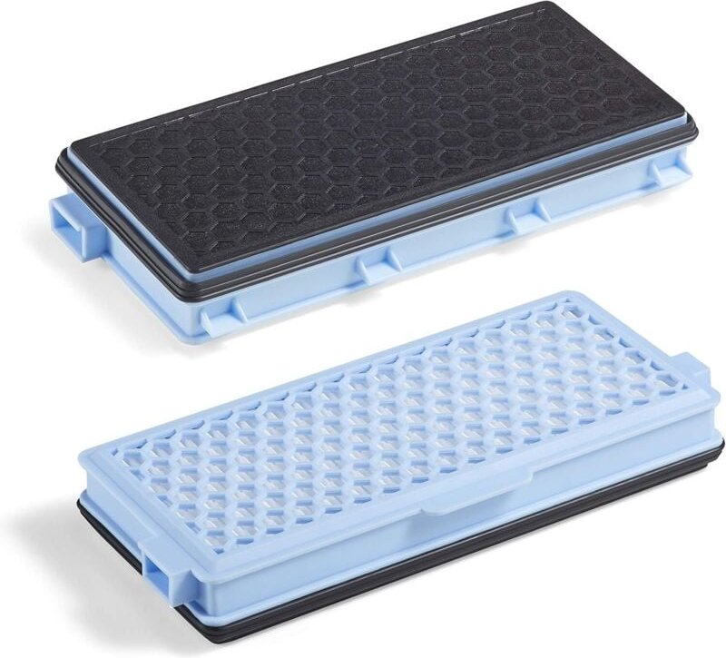 2x HEPA-Filter kompatibel mit Miele sf-ha 50 Aktivkohle Staubsaugerfilter gegen Gerüche für S8000 S6000 S5000 S4000 Comp...
