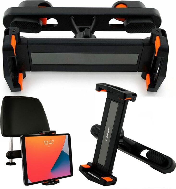 Autohalterung für Tablet, Handy, Kopfstütze, robust, verstellbar, stabil