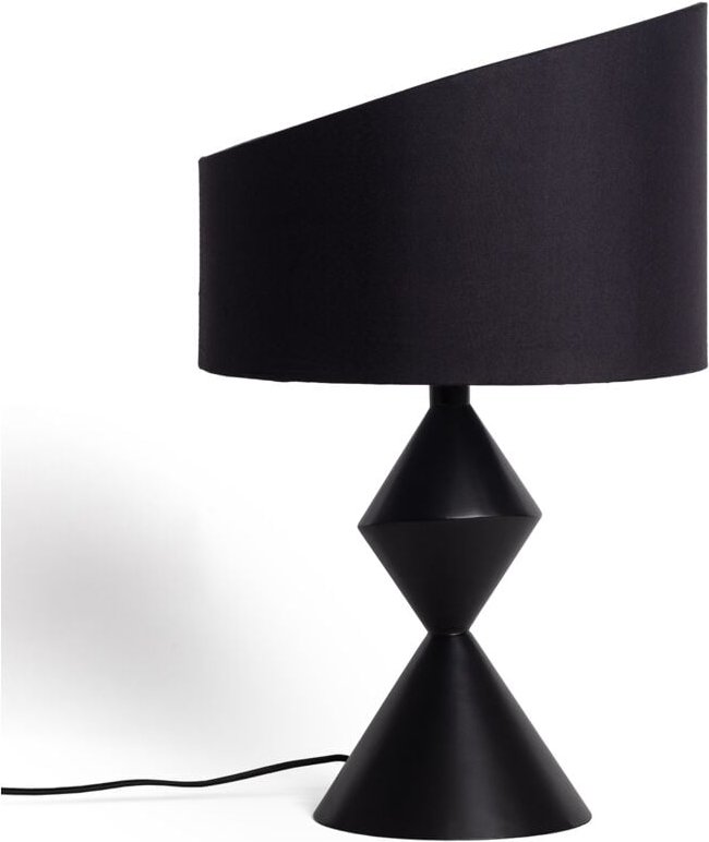 Tischlampe Metall Ryhall Schwarz