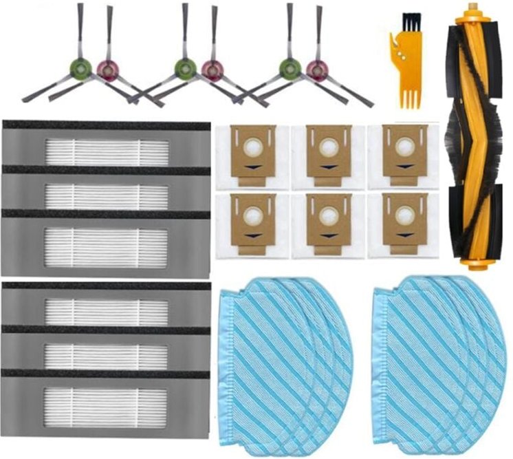 Für Staubsauger-Ersatz-Hauptseitenbürstenfilter Mopp-Staubbeutel