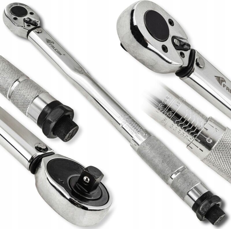 Drehmomentschlüssel 3/8" 5-60 Nm Etui mit Verriegelung Kalibrierzertifikat CR-V