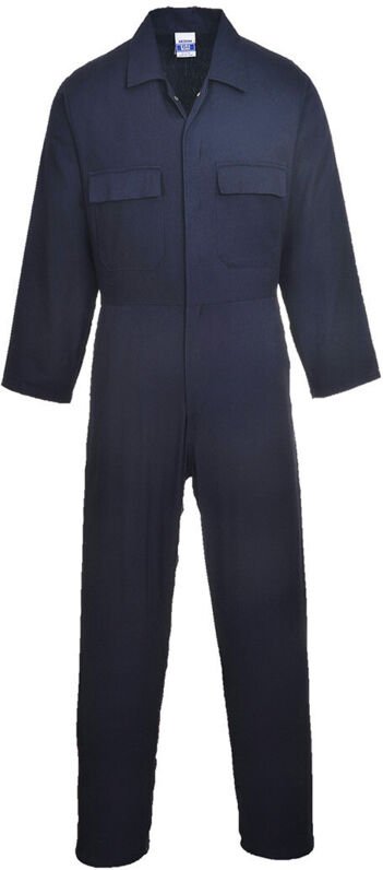 Arbeits-Overall aus Baumwolle Euro Work Farbe: Marine Größe XXXL - Portwest