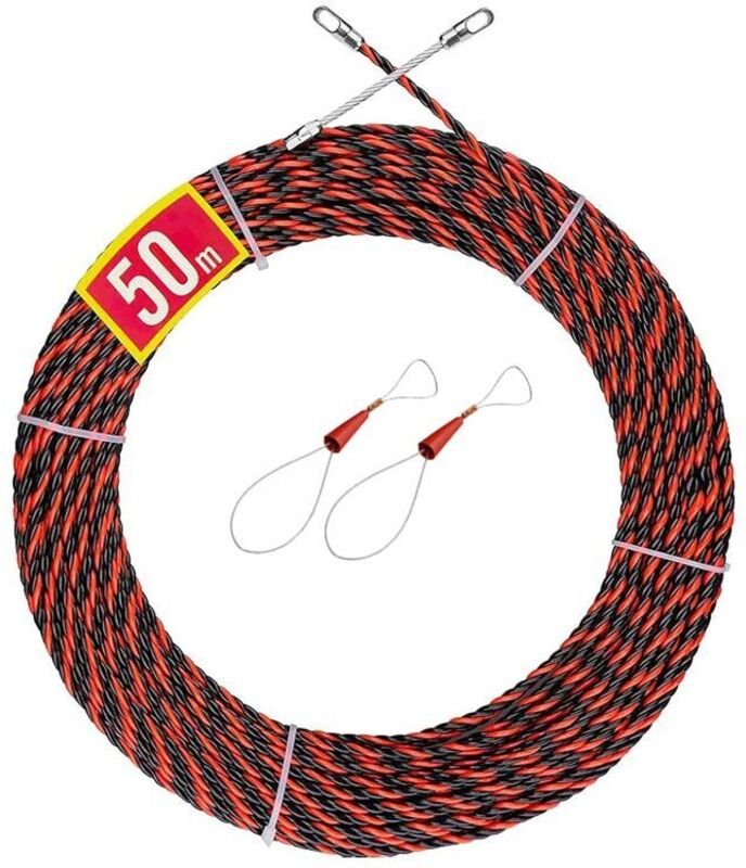 Drahtzieher für Elektriker, 50 m Drahtzieher, 5 mm Durchmesser, Drahtziehnadel für Elektriker, Drahtziehnadel für Elektr...