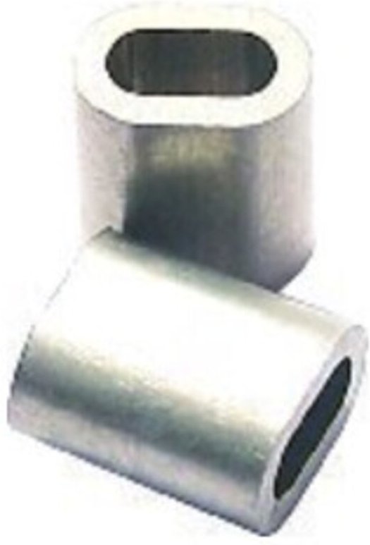 Pösamo Alu-Pressklemmen Z3 f.Drahtseil-Ø 3,0mm 100 Stk