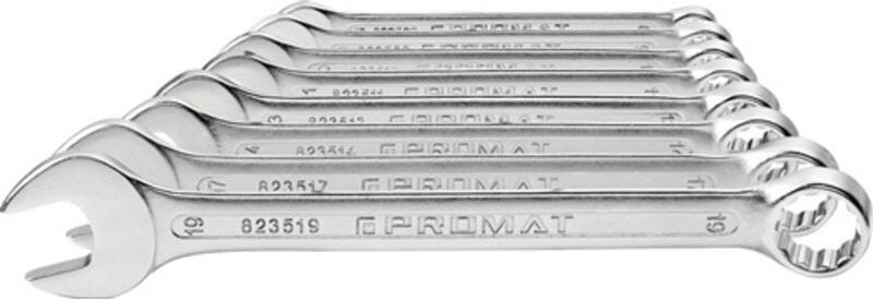 Ringmaulschlüsselsatz 12tlg.SW 10-32mm Form A CV-Stahl PROMAT