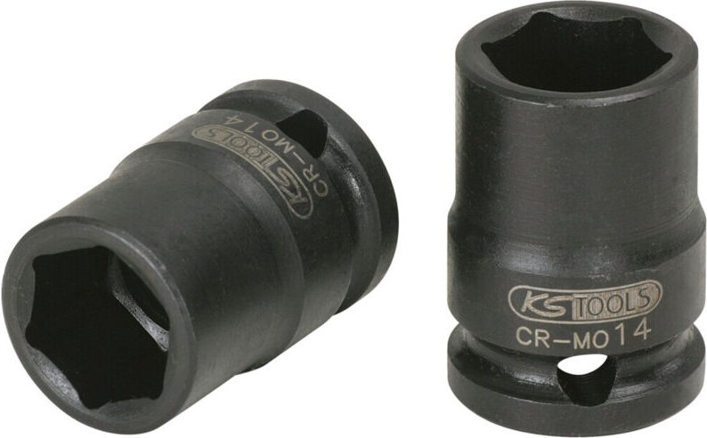 Ks Tools 3/8' Sechskant-Kraft-Stecknuss, kurz, 24mm