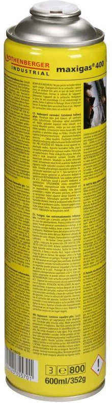 Industrial Maxigas 400 600 ml Gaskartusche - 35570 - Rothenberger