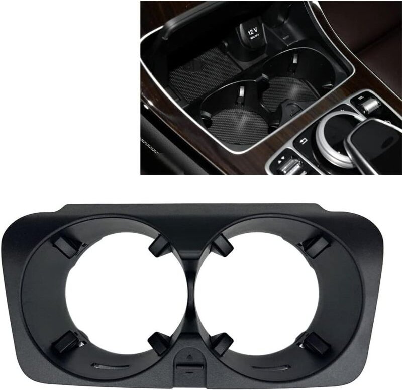 Ahlsen W205 Auto-Getränkehalter, A2056800691 Mittelkonsole – W213 Ersatz-Getränkehalter für M-ercedes C-Klasse W205/E-Kl...