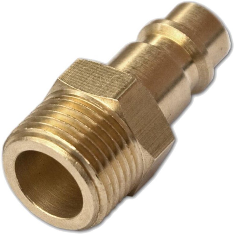 Druckluftkupplung Außengewinde mit Stecknippel in versch. Größen