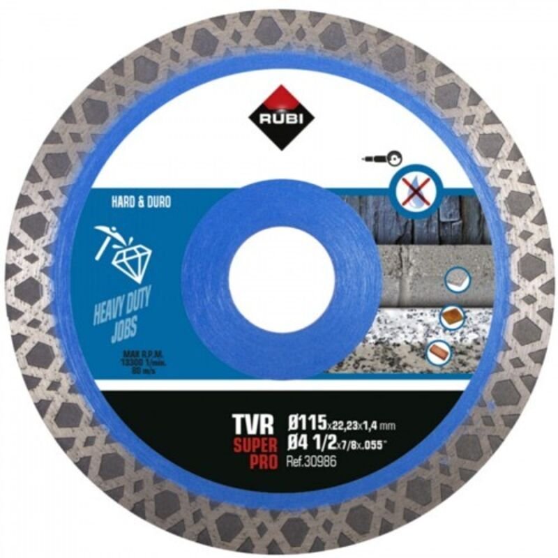 Rubi - Diamanttrennscheibe tvr 115 superpro 30986 n