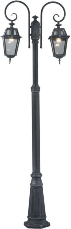 I Giardini Del Re - lampione serie milano CM.220 alu druckguss grau lackiert gusseisen 60W