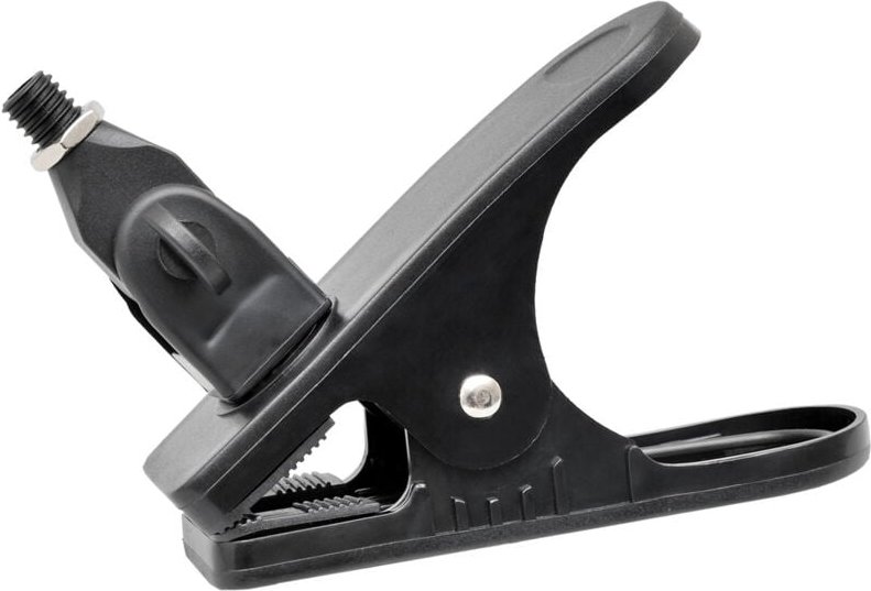 Konstsmide - Befestigungsclip für Stableuchten, Clip mit einstellbarem Winkel, Serie Amalfi