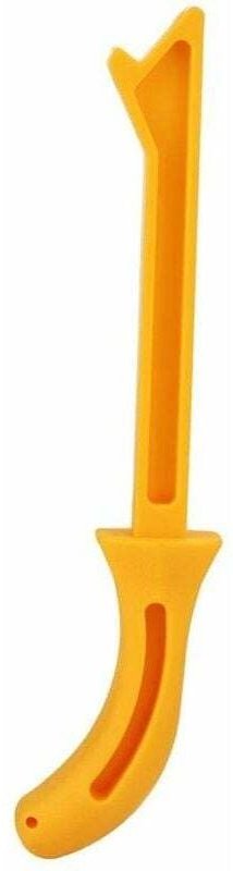 Schiebestock, gelber Sicherheits-Schiebestock für Holzsägen, für Tischkreissägen und Oberfräsen in der Holzbearbeitung, ...