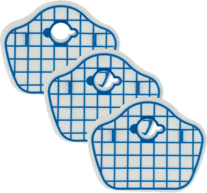 Filterset 3x Filter kompatibel mit Philips SmartPro Compact FC8774, FC8772, FC8778, FC8776, FC8972 Staubsaugerroboter - ...