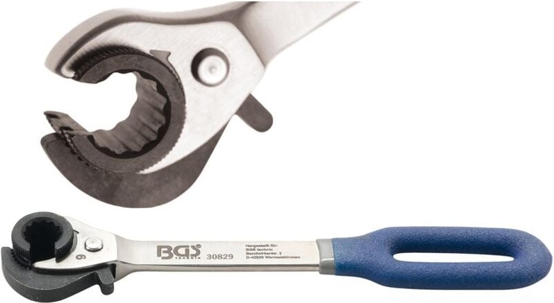 Bgs Technic - Ratschen-Ringschlüssel, offen sw 9 mm