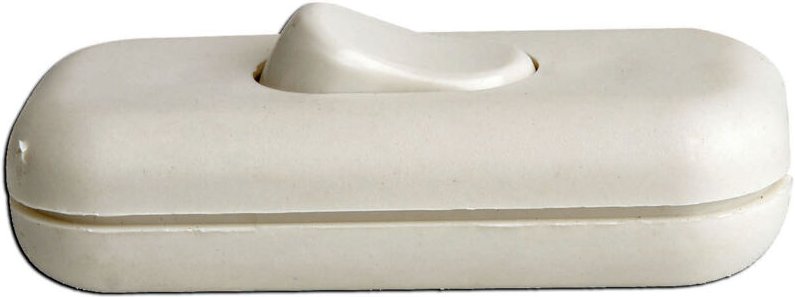 526300 thermoplastischer flacher weißer Stufenschalter 2A - Simon