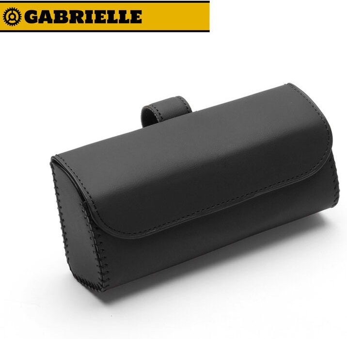 Thumbnail - Gabrielle - Auto-Sonnenbrillen-Etui, multifunktionale Leder-Brillen-Aufbewahrungsbox, geeignet für Auto-Sonnenblenden-Br...