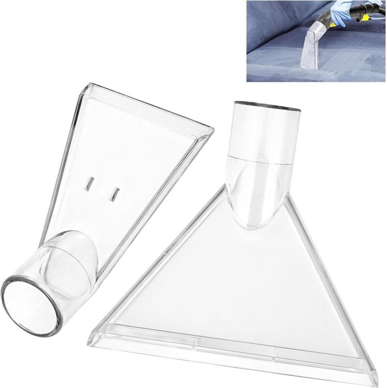 Embout Buse Aspirateur, 2 Pièces Embout Aspirateur Voiture, Eau Embout Shampouineuse Aspirateur Suceur Injecteur Extract...