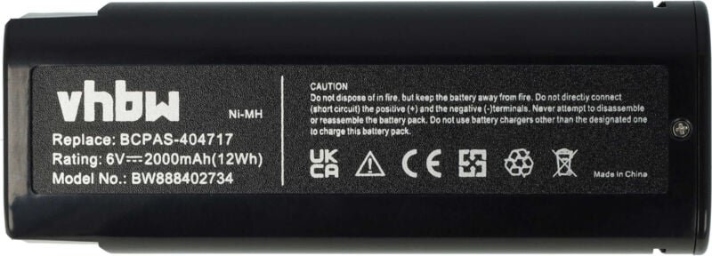 Thumbnail - vhbw Akku kompatibel mit Paslode Impulse IM360Ci Li, IM50 F18, IM45GN, IM45 CW Werkzeug, Streifennagler (2000 mAh, NiMH,...