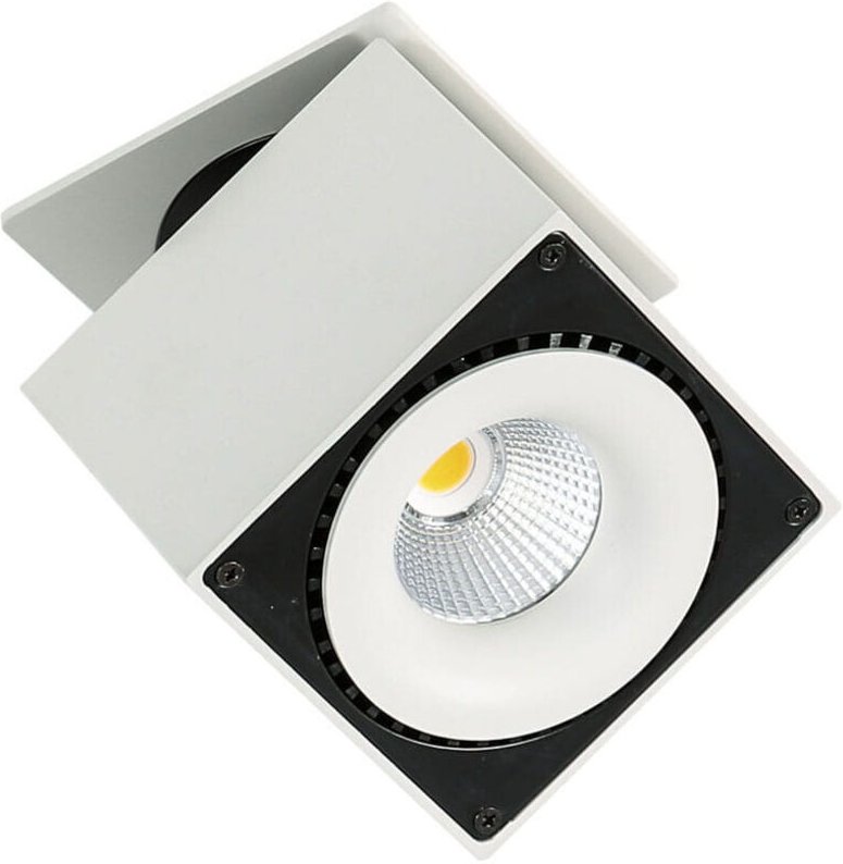 Sevilla Square Recessed 4000K - Moderne technische LED-Deckeneinbau weiß, schwarz, kühlweiß 4000K 2350lm - Italux