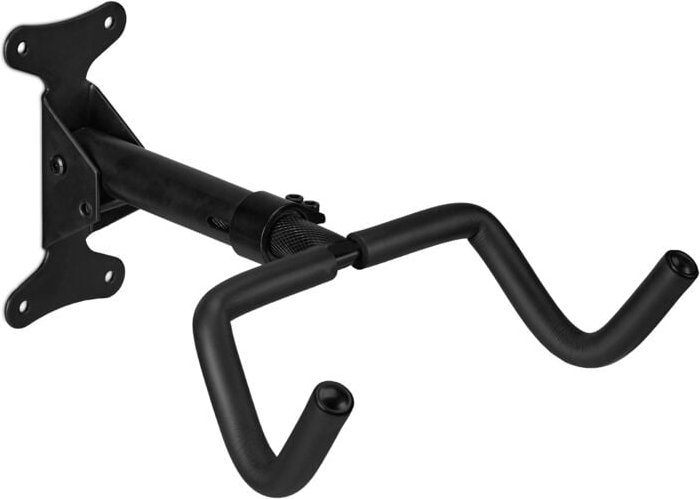 Relaxdays - Fahrrad Wandhalterung, klappbar, Garage & Keller, Tragkraft 30 kg, HxBxT: 18x27x36 cm, Fahrradhalter, schwar...